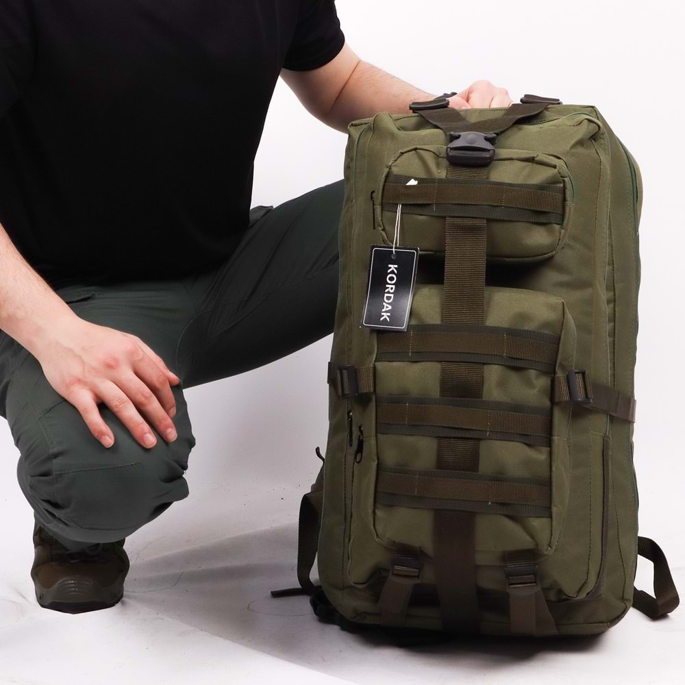 65 lt Haki Outdoor Sırt Çantası