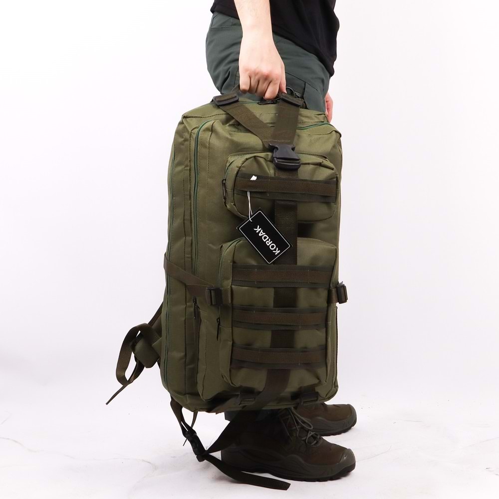65 lt Haki Outdoor Sırt Çantası