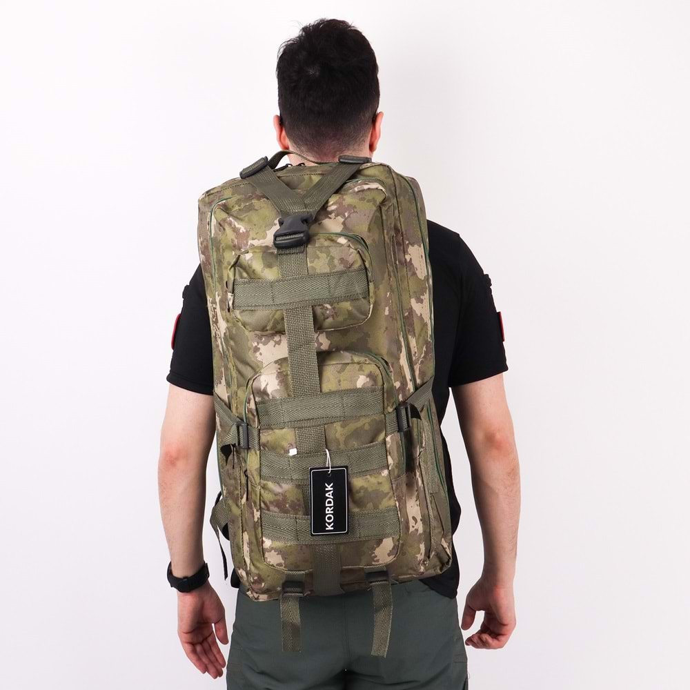 65 lt Jandarma Kamuflaj Outdoor Sırt Çantası