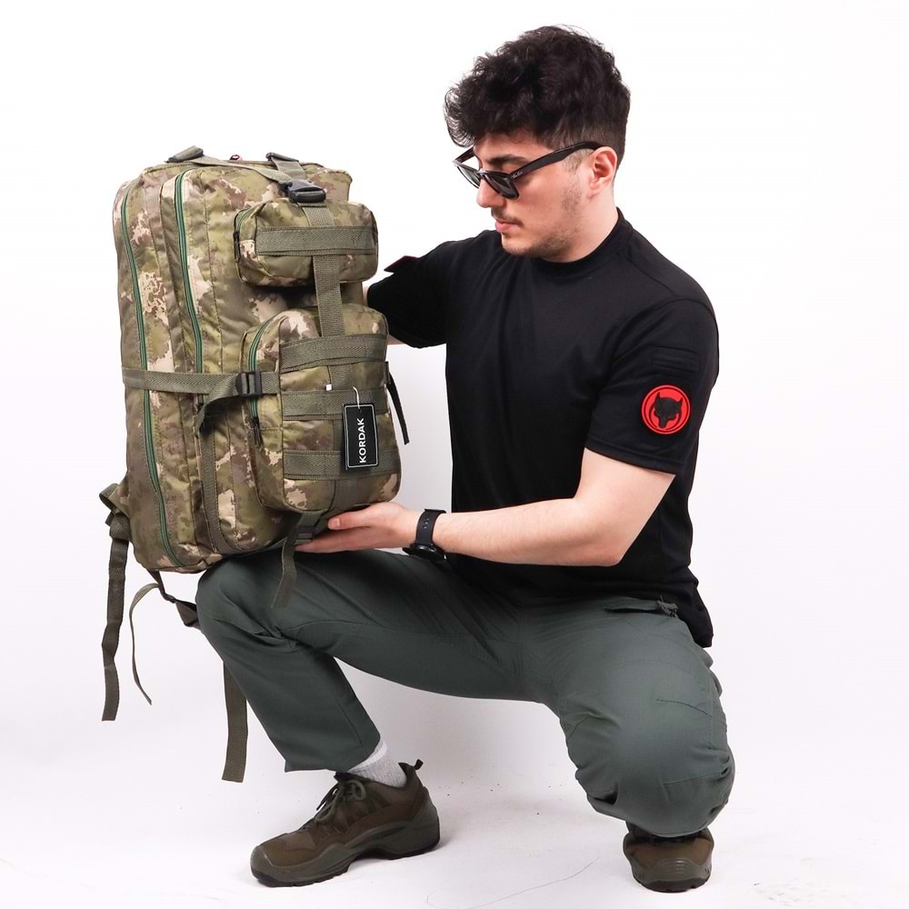 65 lt Jandarma Kamuflaj Outdoor Sırt Çantası