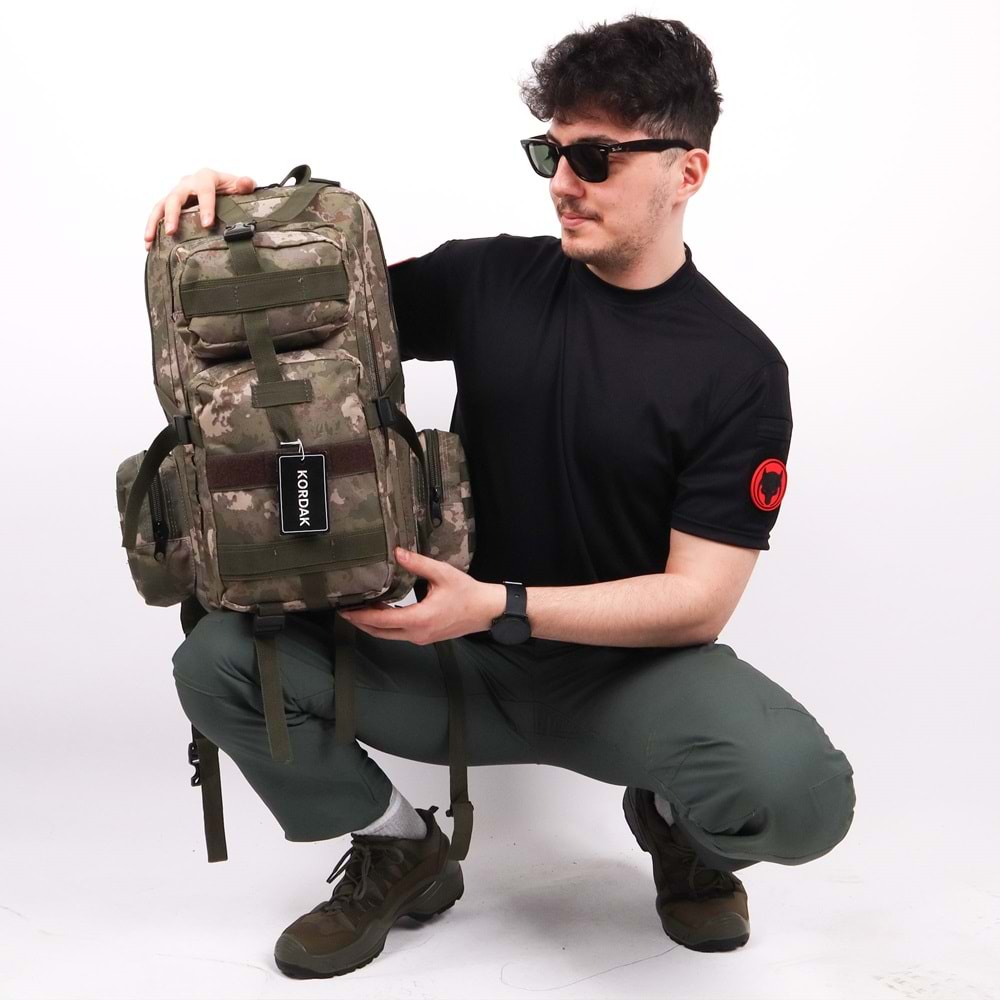 42 lt TSK Kamuflaj Taktik Outdoor Sırt Çantası