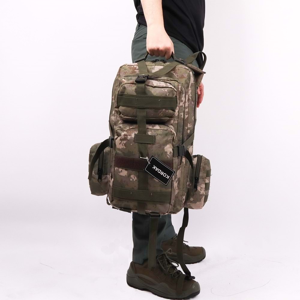 42 lt TSK Kamuflaj Taktik Outdoor Sırt Çantası