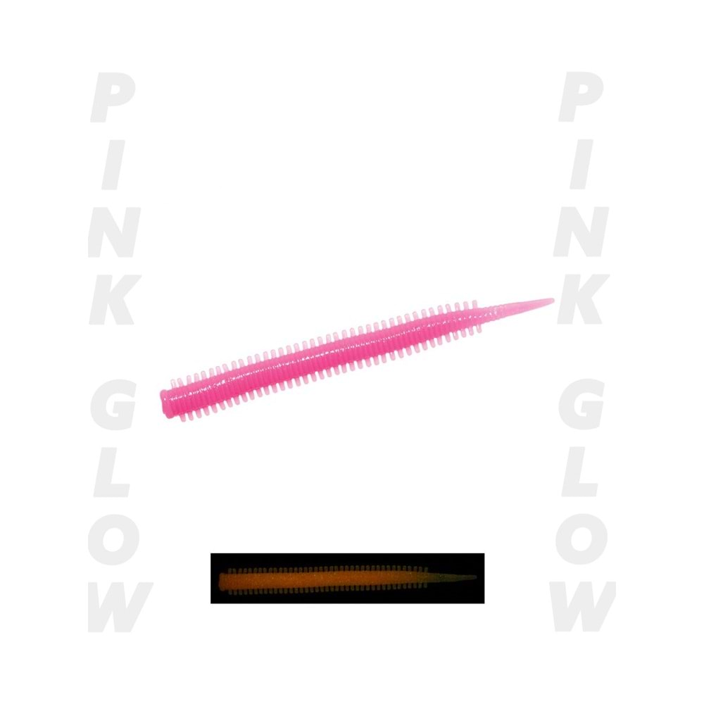 Fujin Yummy Sandworm 7cm LRF Silikon Yemi - PINK GLOW