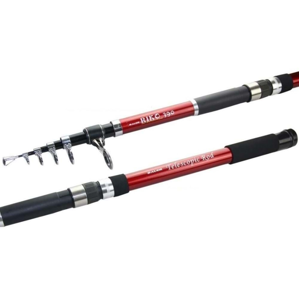 Bauer Riko 3.90m Teleskopik Surf Olta Kamışı 100-200gr