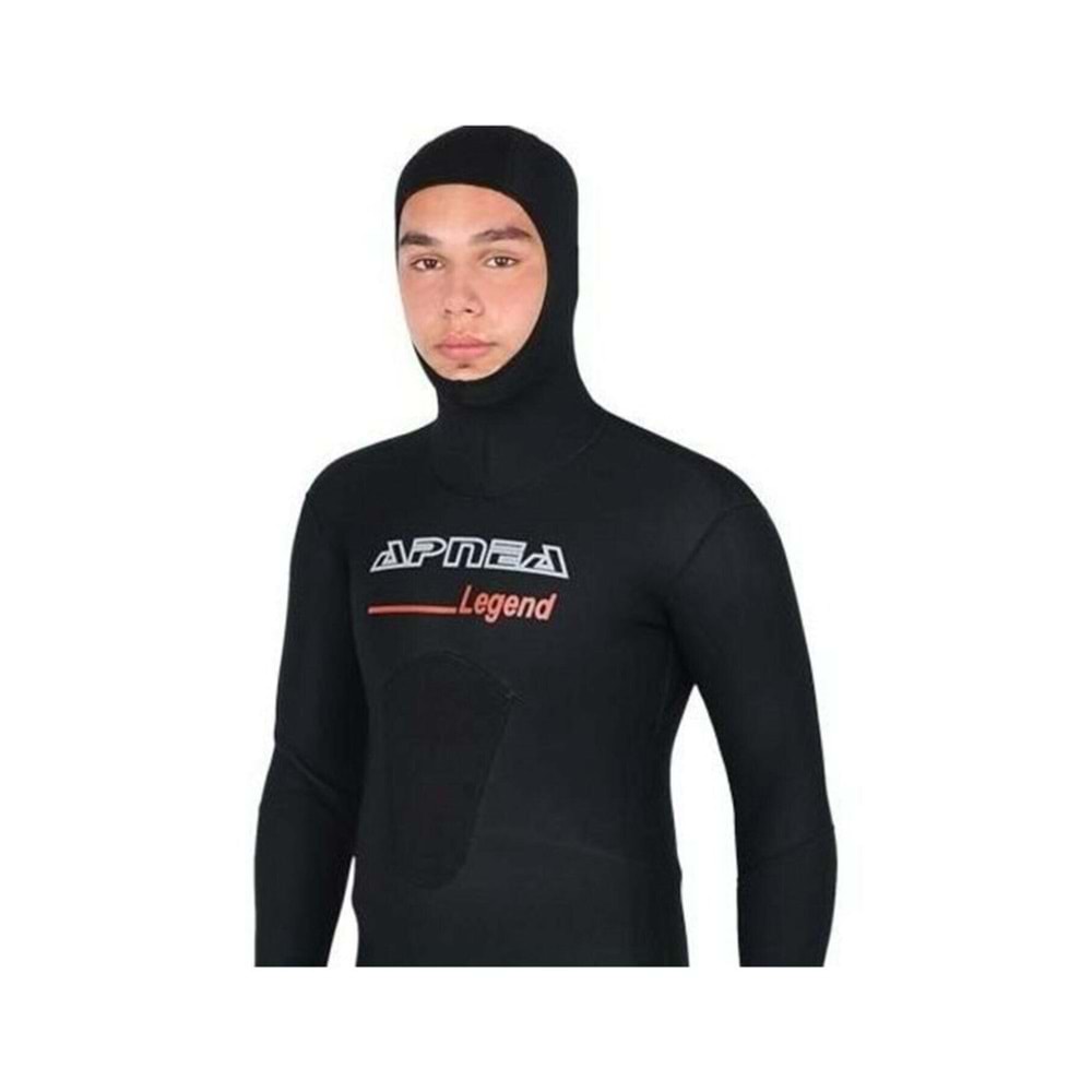 5mm Apnea Legend Black Kuru Giyim İçi Havlulu Dalış Elbisesi - XL