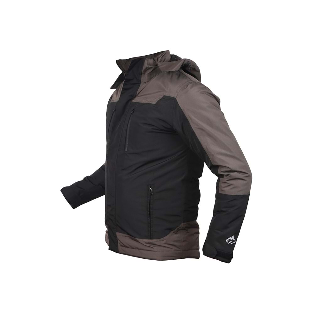 Fiyort Naroy FY163 Kapitone Su Geçirmez Haki Mont - XL