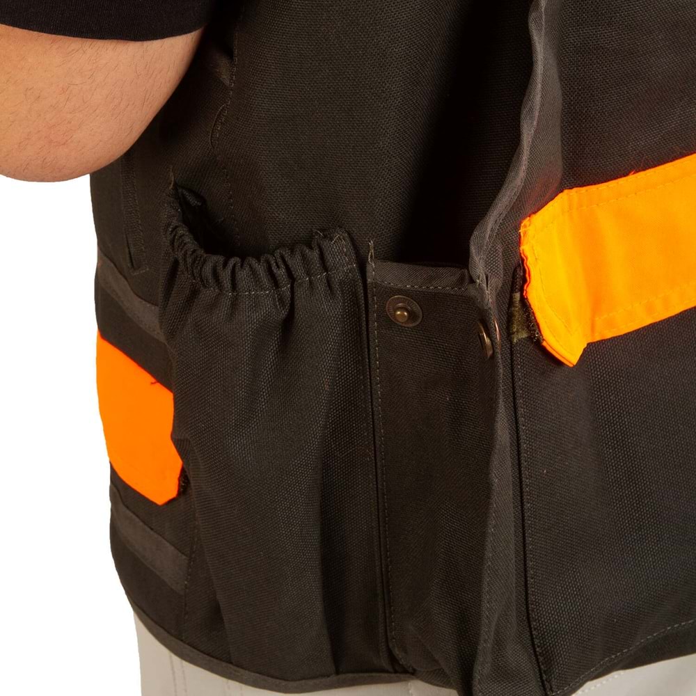 Hunthink Haki Turuncu Avcı Yeleği - XL