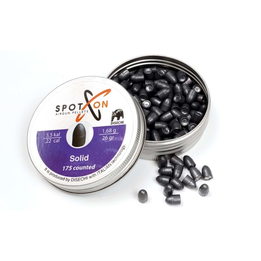 Spoton Solid 26 Grain 5,5 mm Havalı Saçması 175 Adet