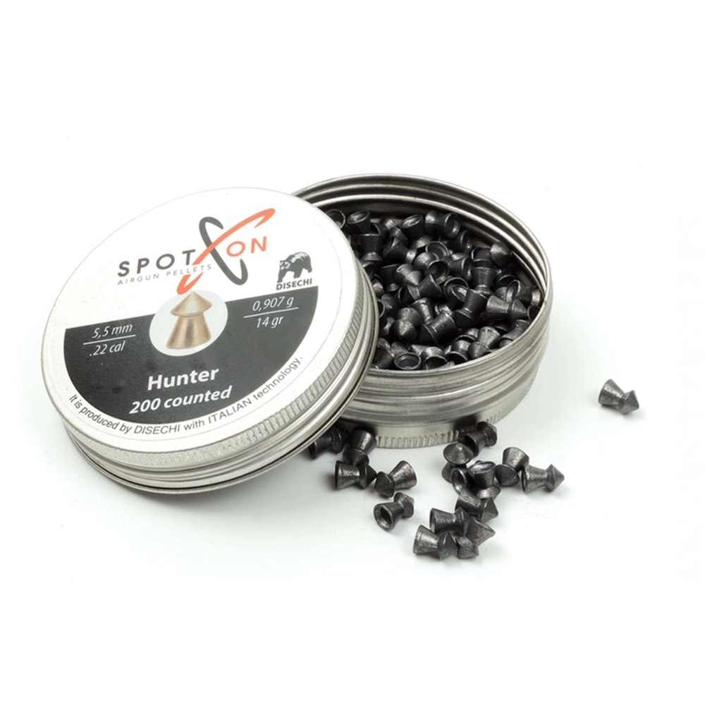Spoton Hunter 14 Grain 5,5 mm Havalı Saçması 200 Adet