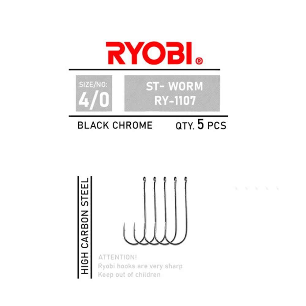 Ryobi ST-Worm Olta İğnesi - NO-1-0