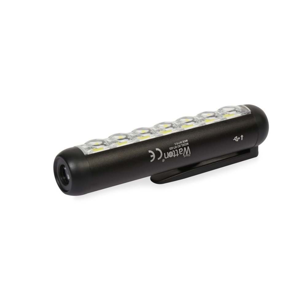 Watton WT-333 Type-C Şarjlı Mıknatıslı Cep Feneri