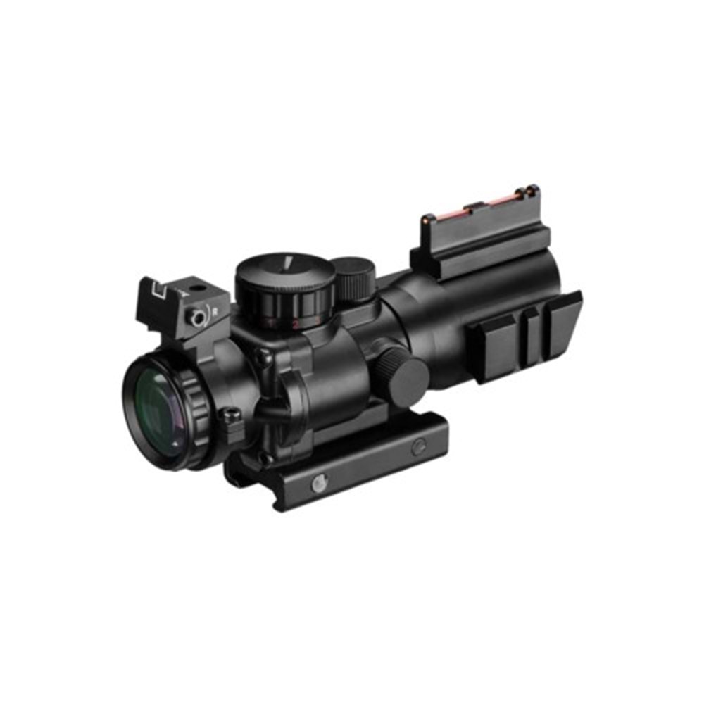 Spike 4x32 Arpacıklı 3 Renk Işıklı Taktikal Dürbün