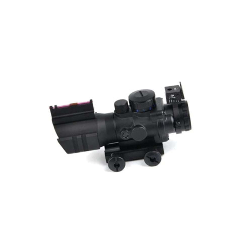 Spike 4x32 Arpacıklı 3 Renk Işıklı Taktikal Dürbün