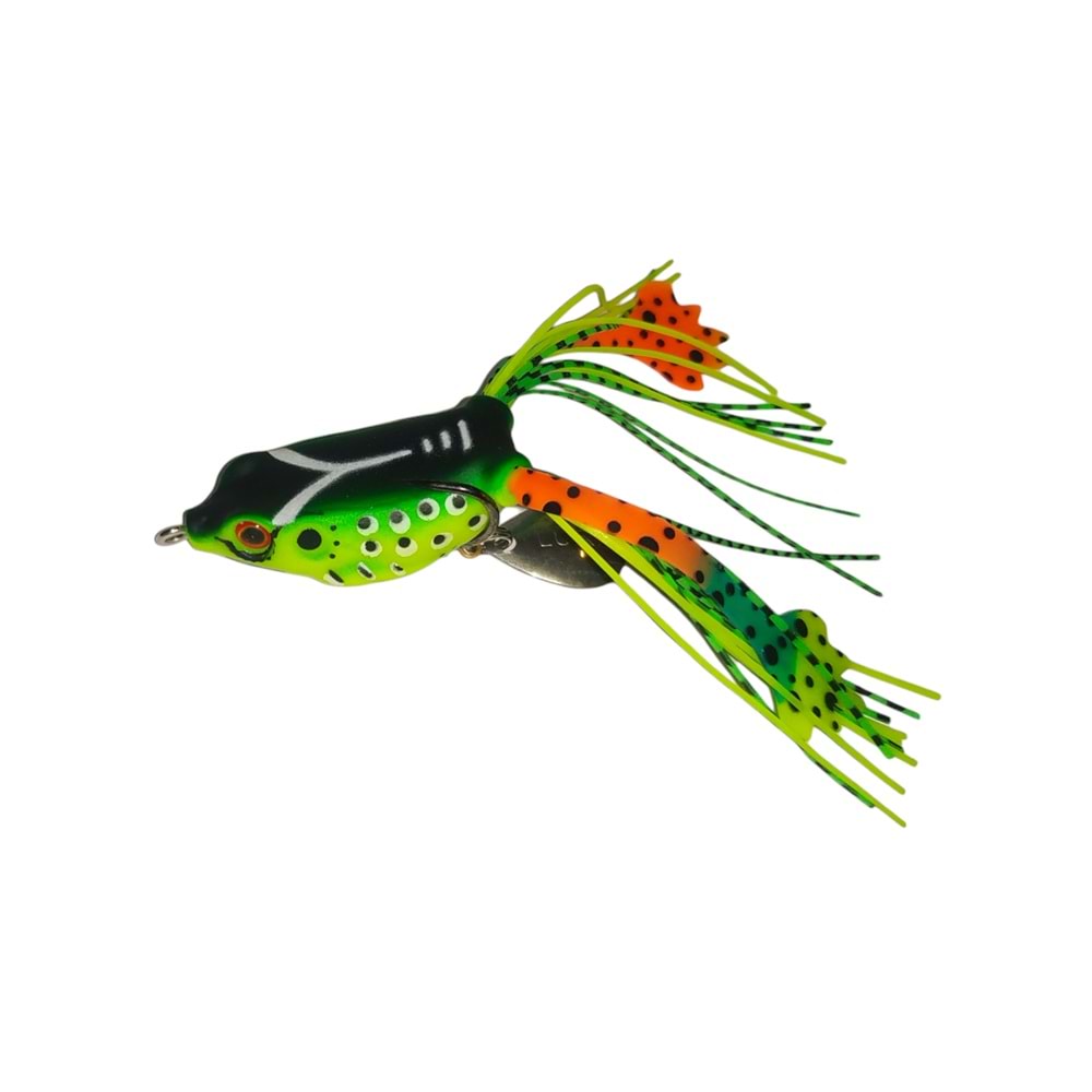 Oskar Mumujiuri Frog2 Yeşil Kurbağa Silikon Sahte Kaşıklı 3.5 cm 6.5 gr