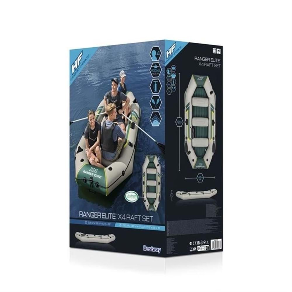 Bestway 65157 Ranger Elite X4 Şişme Bot 320x130cm