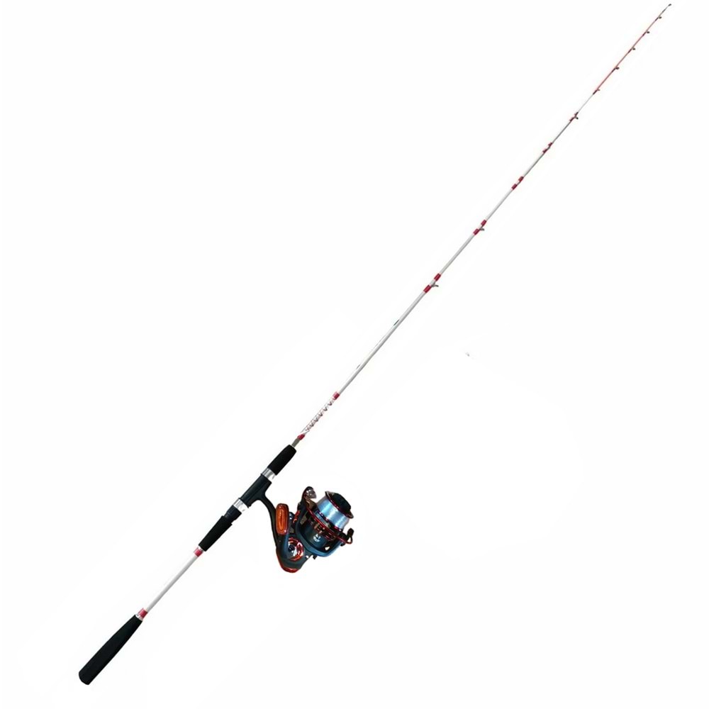 Big Bull 1.65m Dolgu Kamış JM5000 Olta Makinesi Bot Tekne Kamış Seti