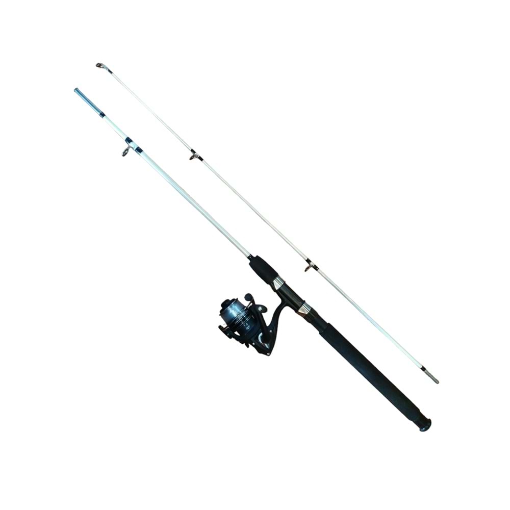 Crocodile 1.65m 2P. Dolgu Kamış JM3000 Olta Makinesi Bot Tekne Kamış Seti