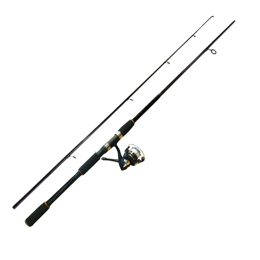 Superlua 270cm. 15-40 gr. Spin At Çek Kamışı JM3000lik Makine Olta Takımı Seti