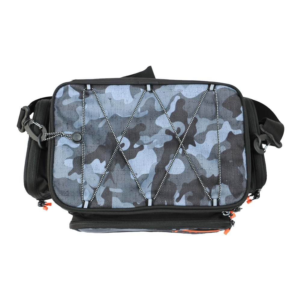Fujin Black Camo Helper Bag Lrf Spin Balıkçı Çantası