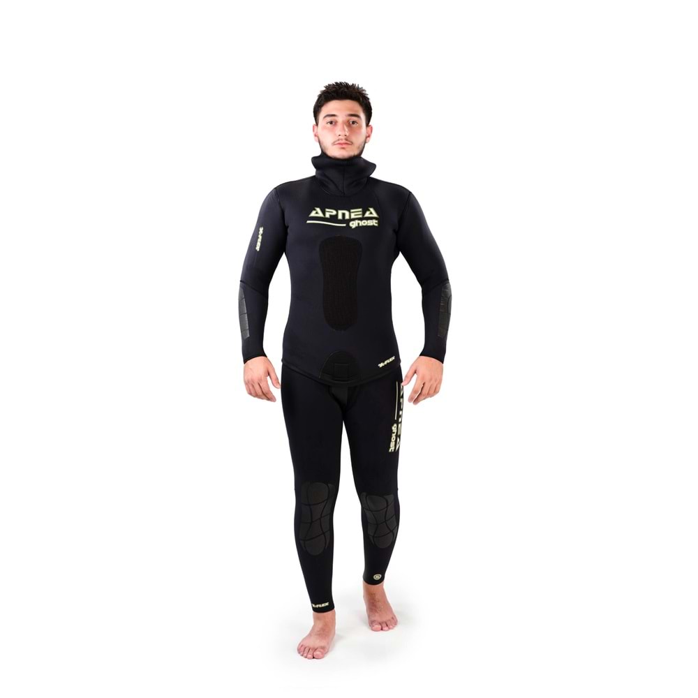 5mm Apnea Ghost Black X-Flex Siyah Avcı Dalış Elbisesi - XXL