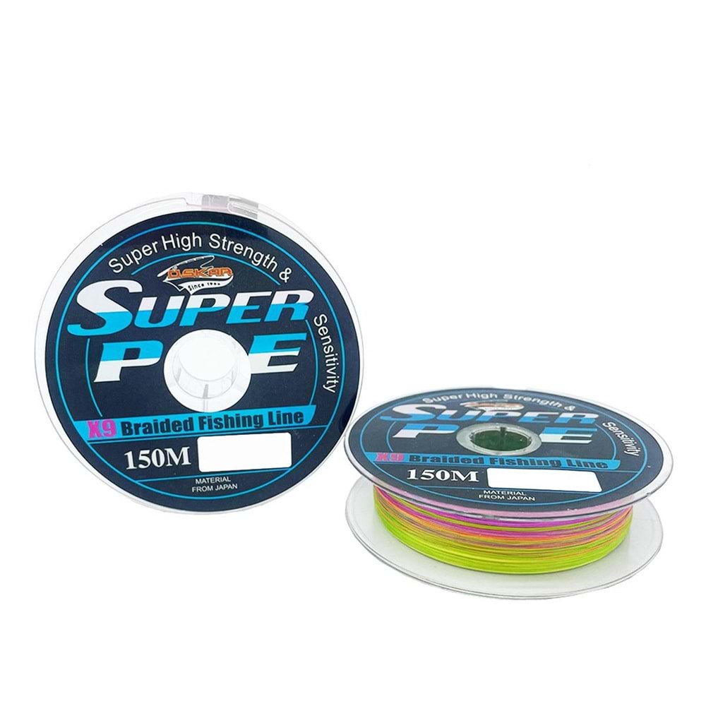 Oskar Dacron Multi 150m 9X İp Misina - 0.06MM