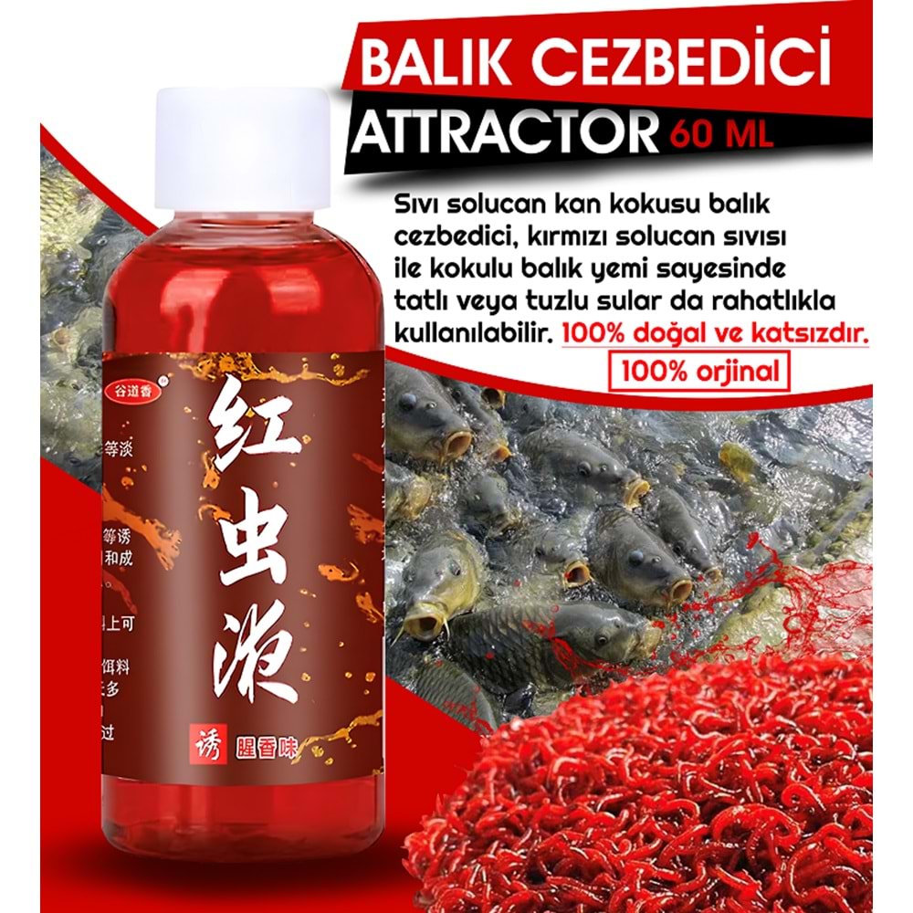 Balık Cezbedici Attractor 60ml