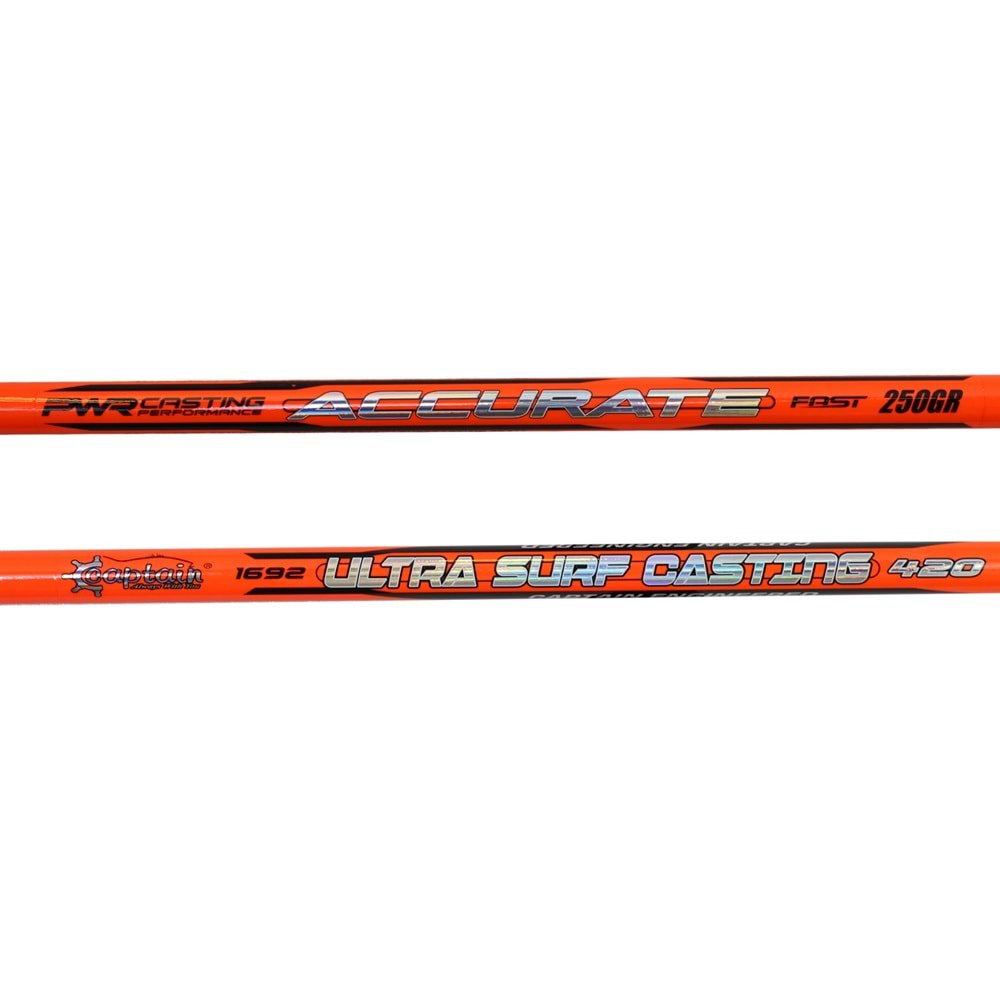 Captain 1692 Ultra Casting 100-250gr Atar 420cm Tele Surf Kamış