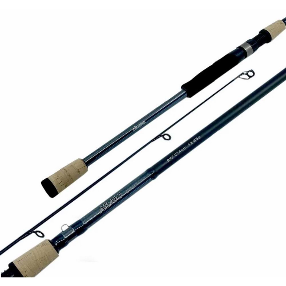 Okuma Azaki Spin 274cm 12-35 gr 2 Parça Spin Kamışı