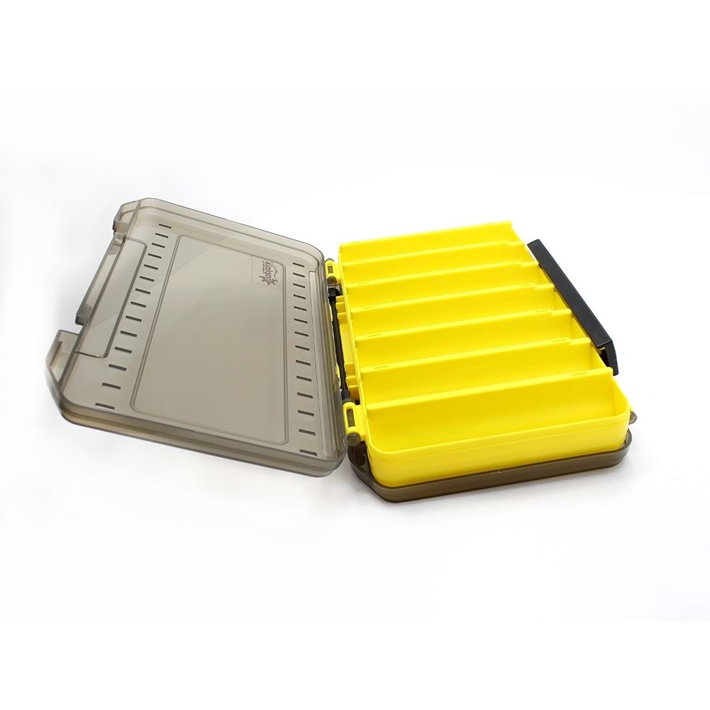 Captain 7224 Sahte Balık Kutusu 14 Gözlü 19x11x3.5cm Yellow