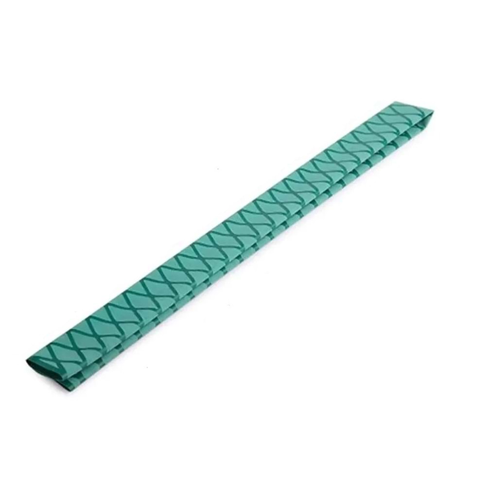 22mm Olta Kamışı Koruyucu Kaydırmaz Makaron Shrink 100cm - YEŞİL
