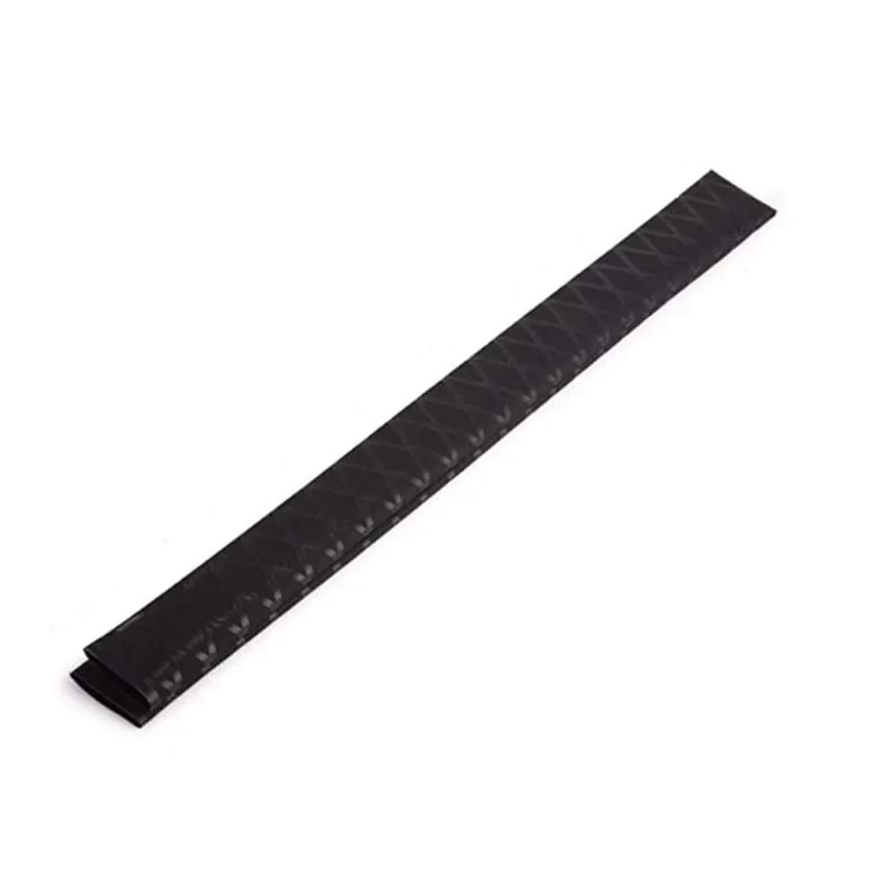 25mm Olta Kamışı Koruyucu Kaydırmaz Makaron Shrink 100cm - SİYAH