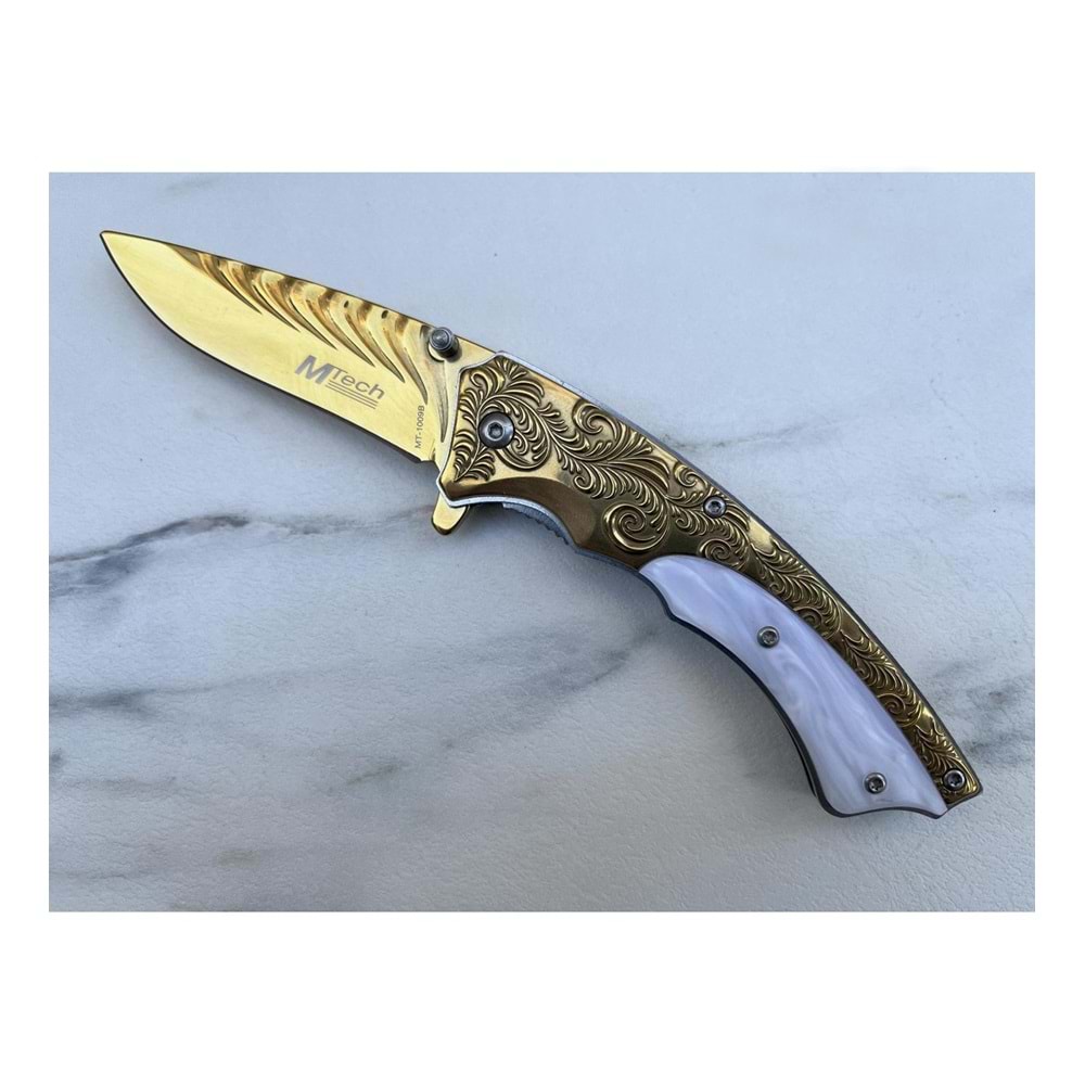 Mtech MT-1009B Kemer Klipsli Desenli Çakı