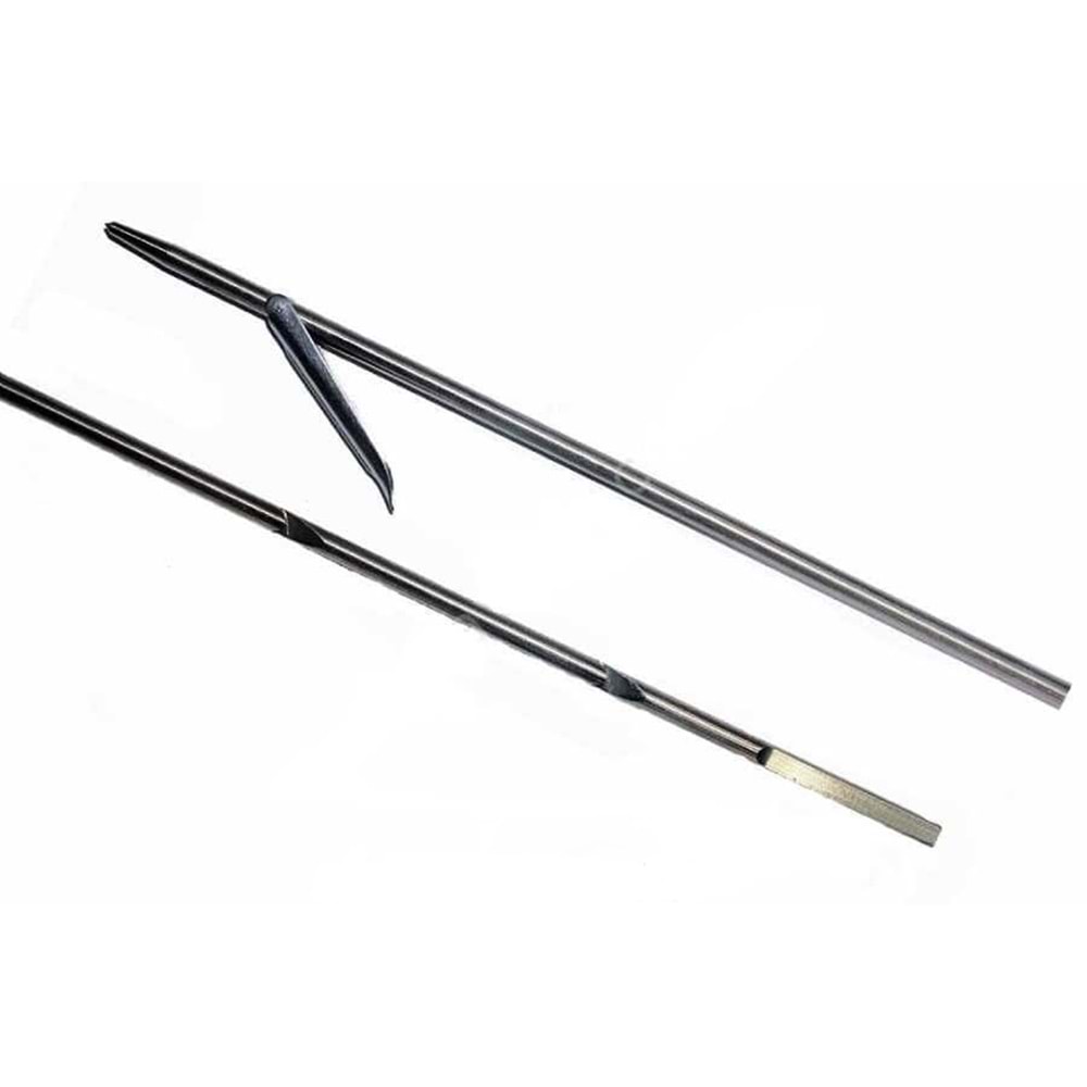 140cm 6.5mm Paslanmaz Çelik Çentikli Tahitian Zıpkın Şişi