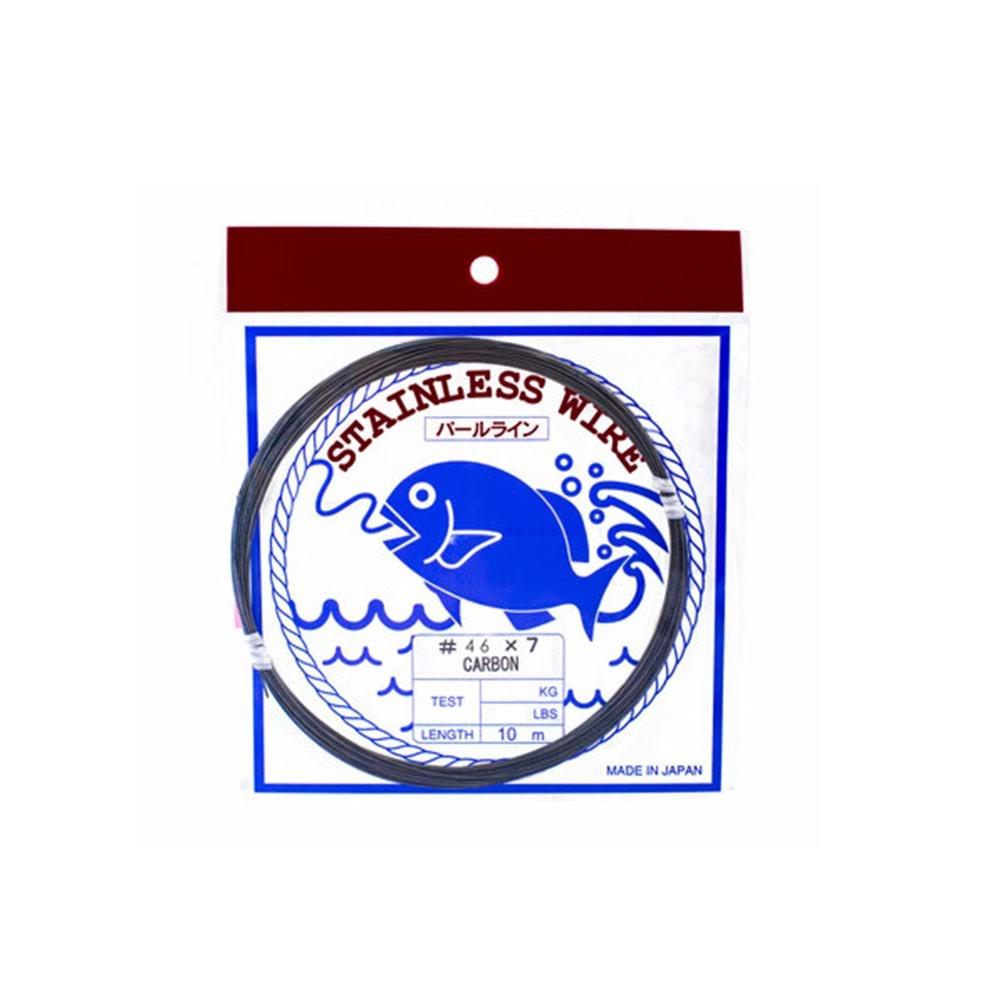 SHOWA Çelik Tel Karbon Siyah 10m. Çelik Tel - 45 LB