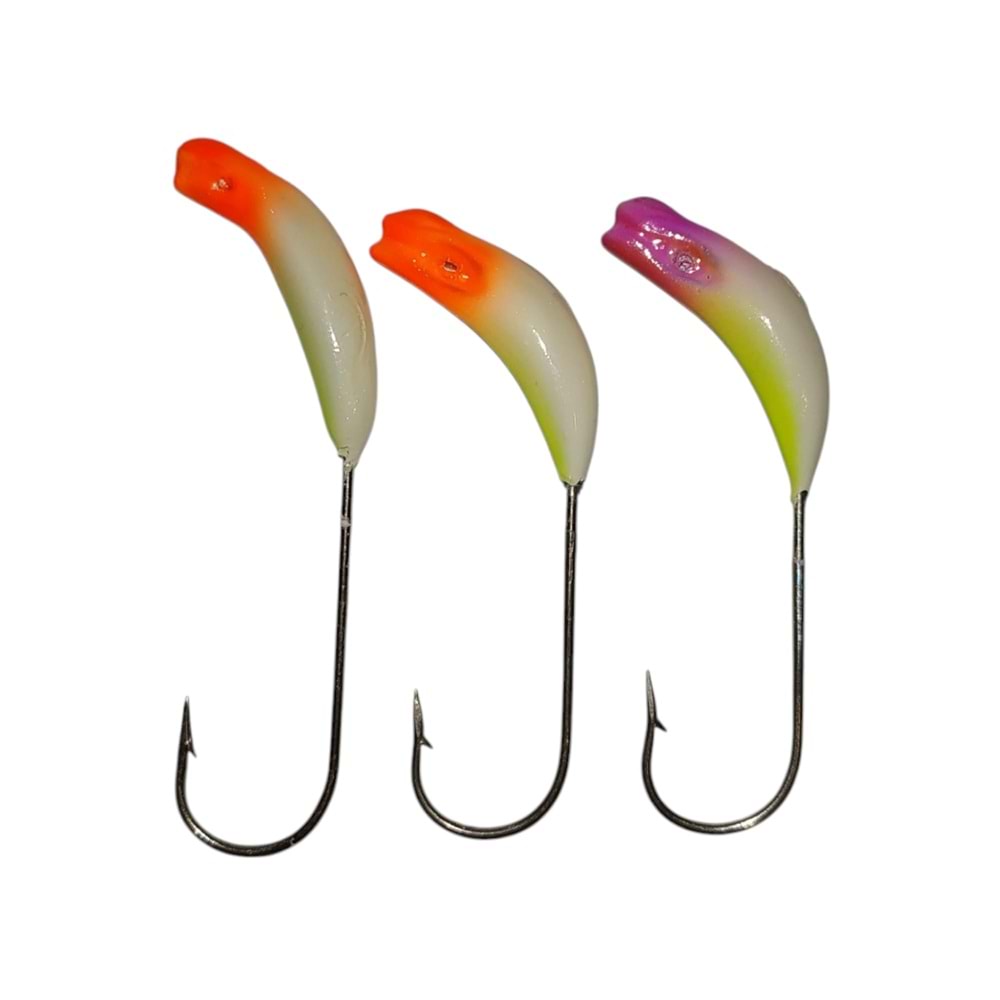 7.5gr Glow Boyalı 3lü Paket Palamut Lüfer Zokası