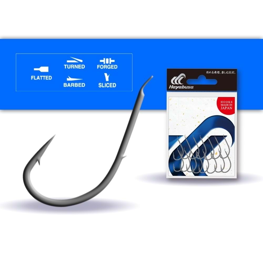 Hayabusa HMRS 172 Tırnaklı Canlı Yem İğnesi 15'li Paket Nikel - NO-2