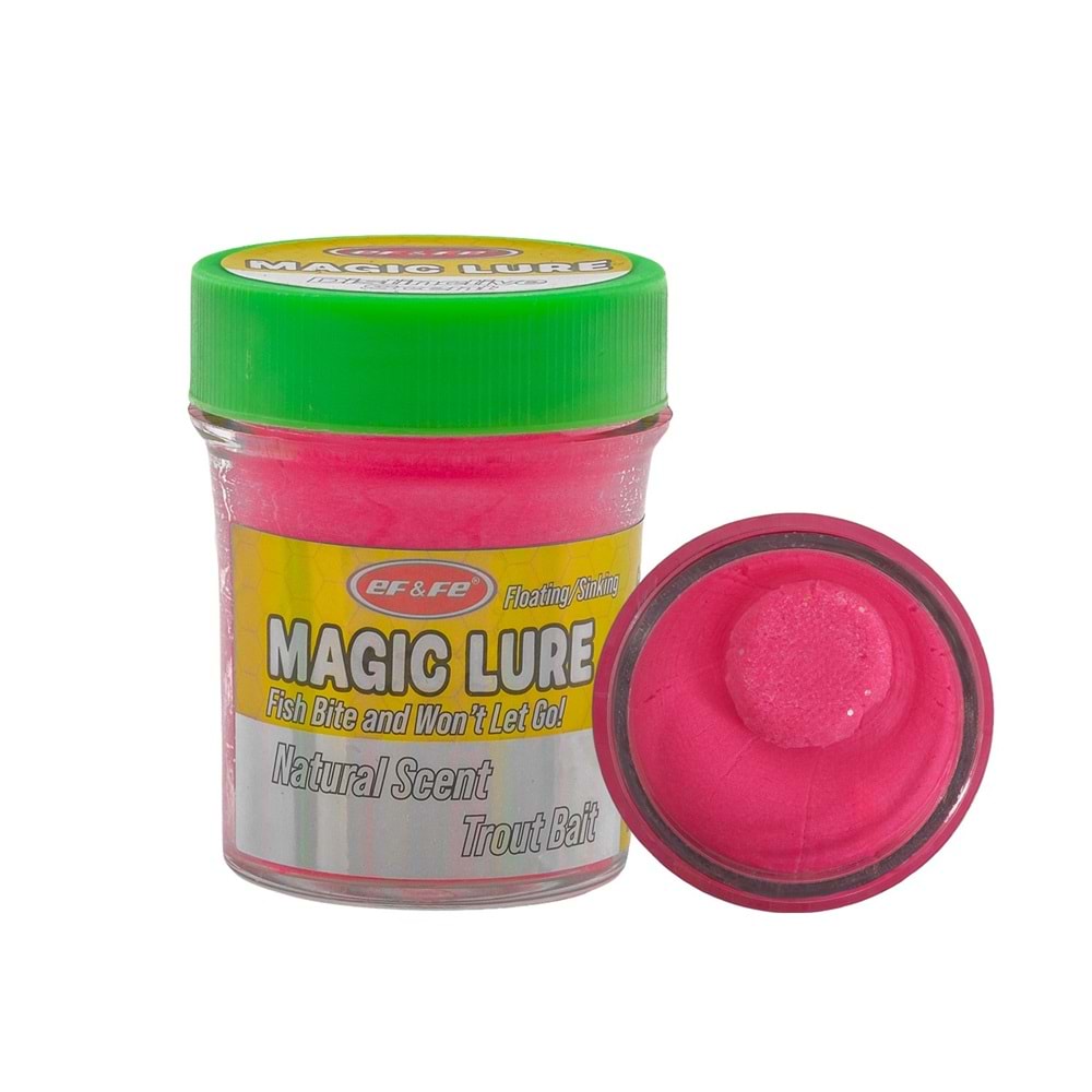HG1500 Effe Magic Lure Pink Yüzen Hamur Alabalık Yemi - GARLİC