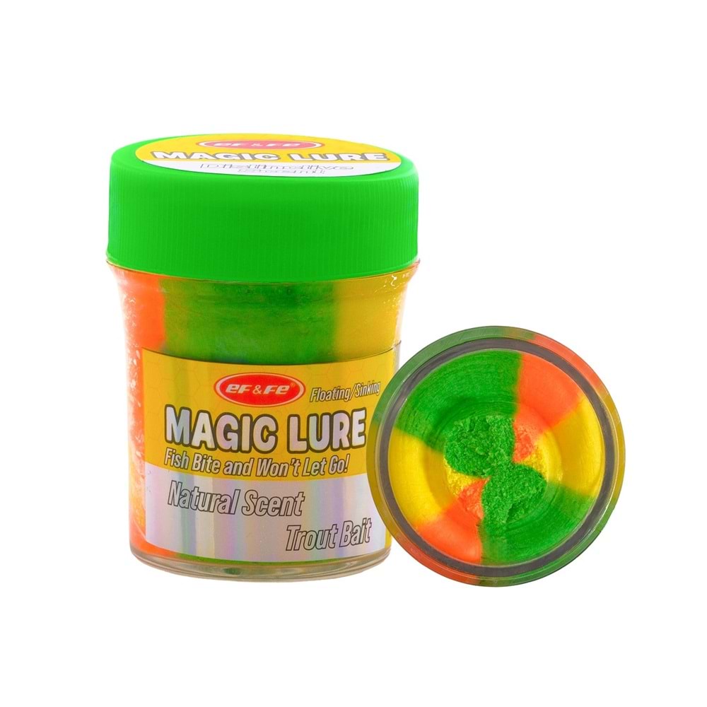 HG1505 Effe Magic Lure Rainbow Yüzen Hamur Alabalık Yemi - CHEESE