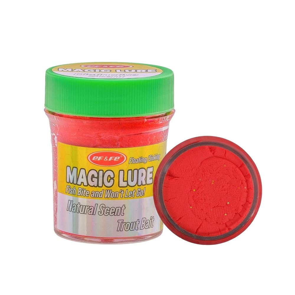 HG1504 Effe Magic Lure Dark Red Yüzen Hamur Alabalık Yemi - BANANA