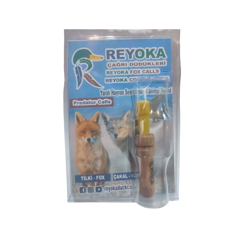 Reyoka Yaralı Hayvan Sesli Tilki Çakal Çağrı Düdüğü