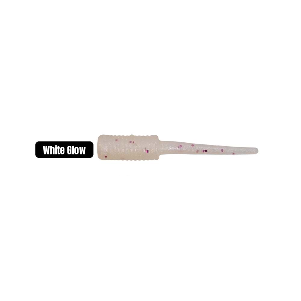 Effe Baby Fry 2cm HG46 LRF Silikon Sahte Yem - PEARL WHİTE GLOW