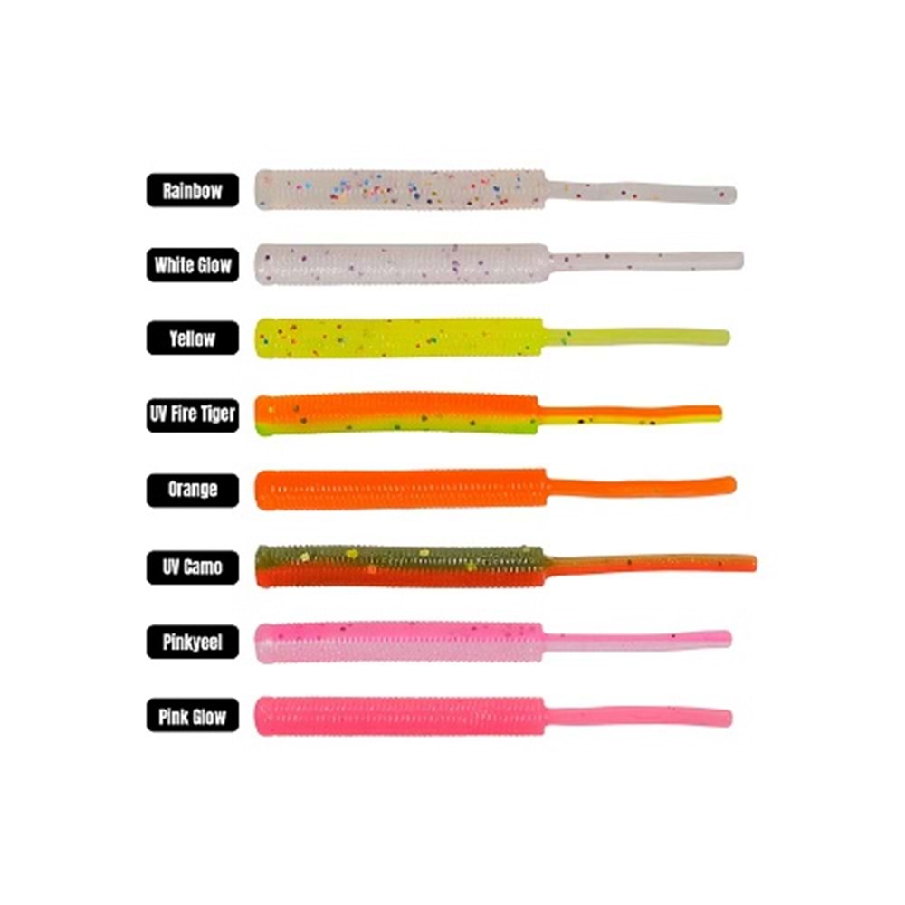 Effe Baby Worm 5.2cm HG49 LRF Silikon Sahte Yem - MİX