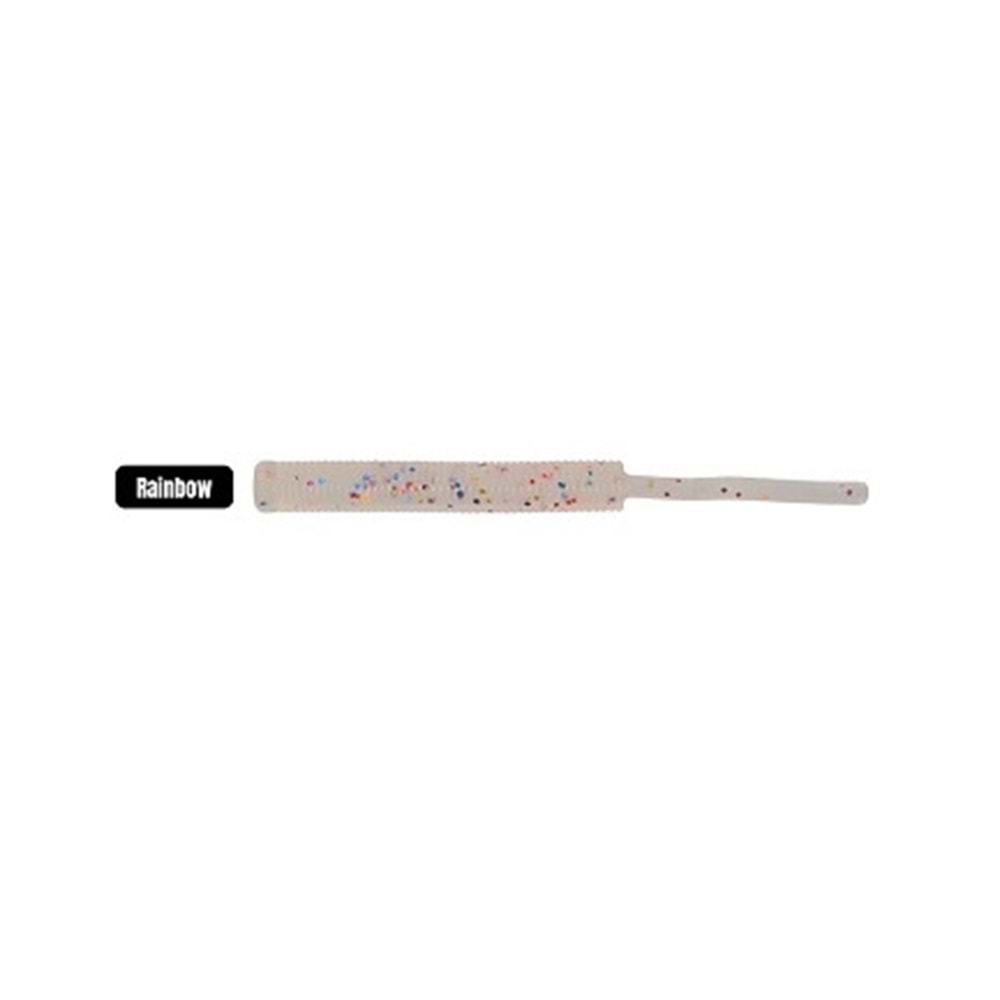 Effe Baby Worm 5.2cm HG49 LRF Silikon Sahte Yem - RAİNBOW