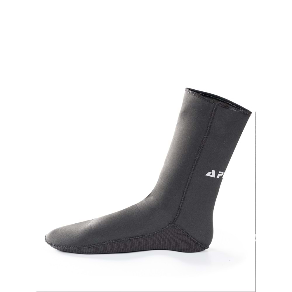 APNEA 7mm Siyah Supratex Tabanlı Neopren Dalış Çorabı - L