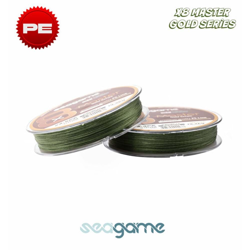 Seagame Master X8 Pe 150m Moss Green Olta İp Misinası - 0.26MM