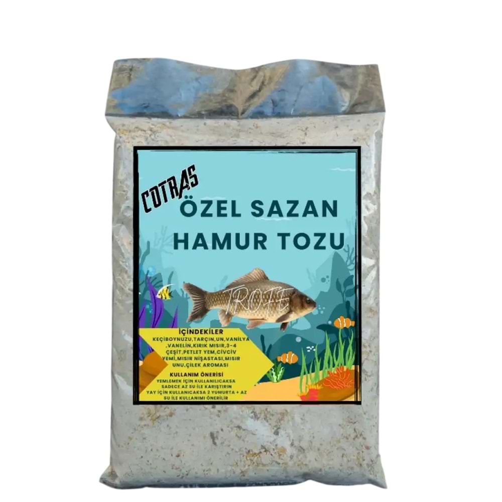 Cotras Özel Formüllü Premium İçerikli Toz Sazan Hamuru