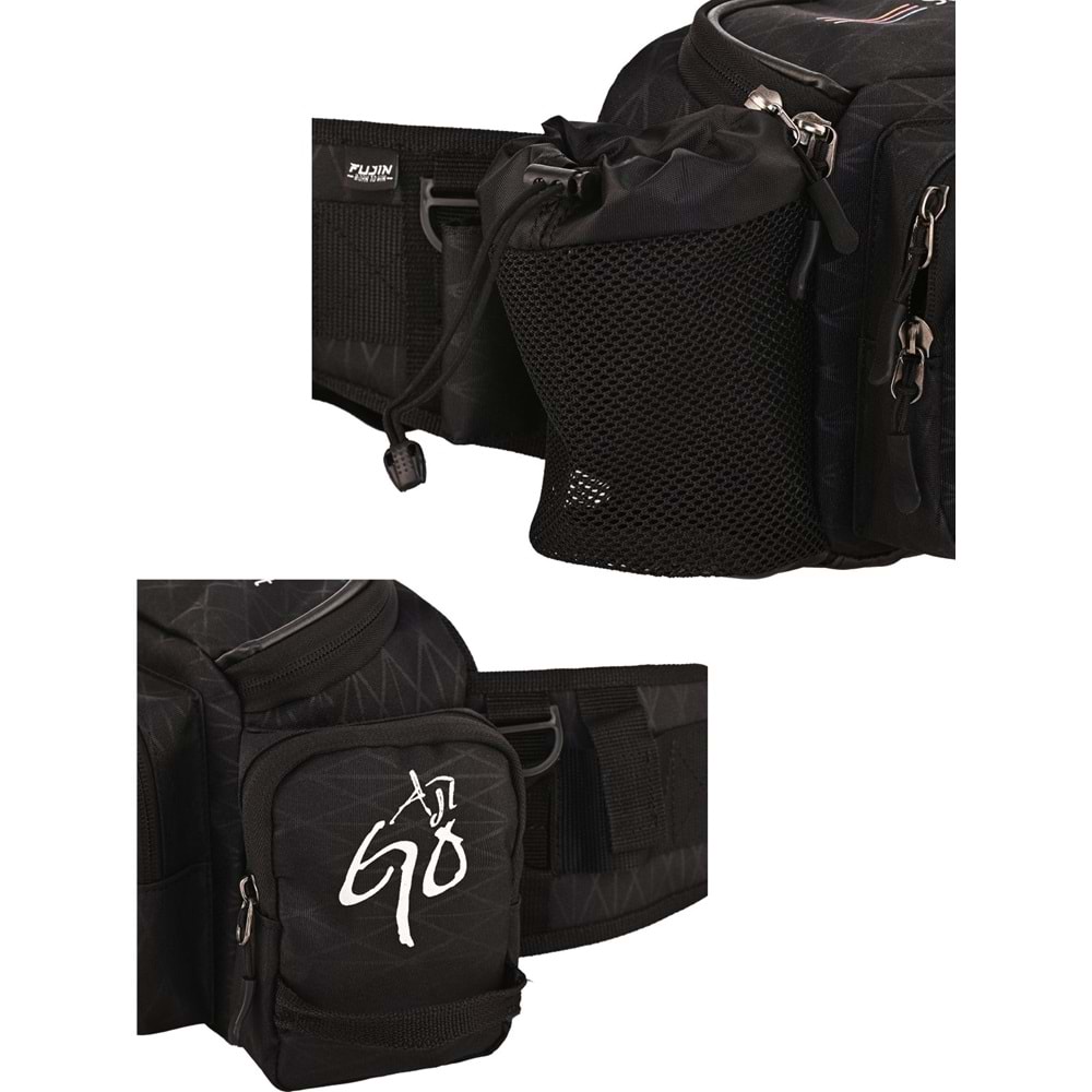 Fujin AjiGo Bel Çantası Black - Balıkçı Çantası