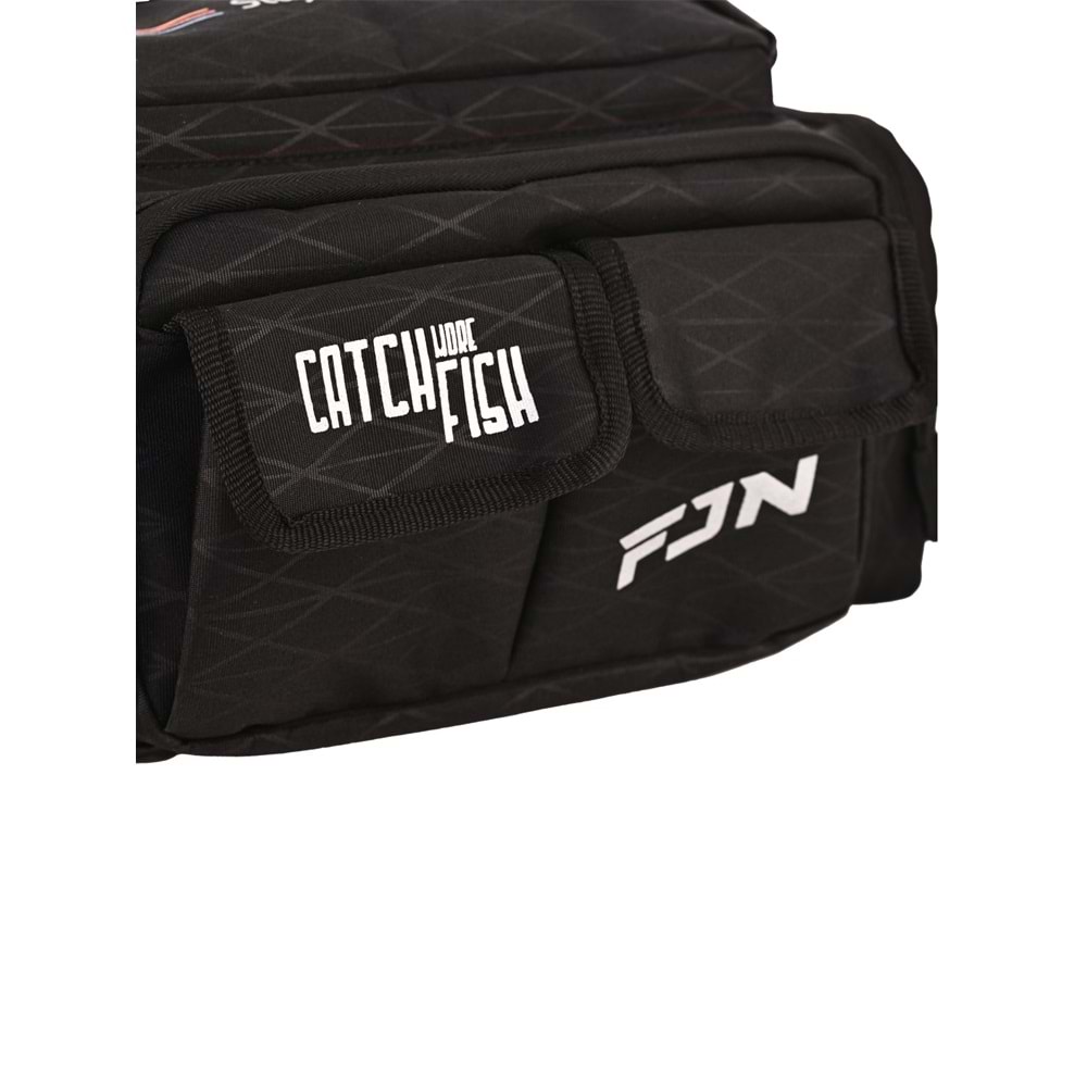 Fujin AjiGo Bel Çantası Black - Balıkçı Çantası