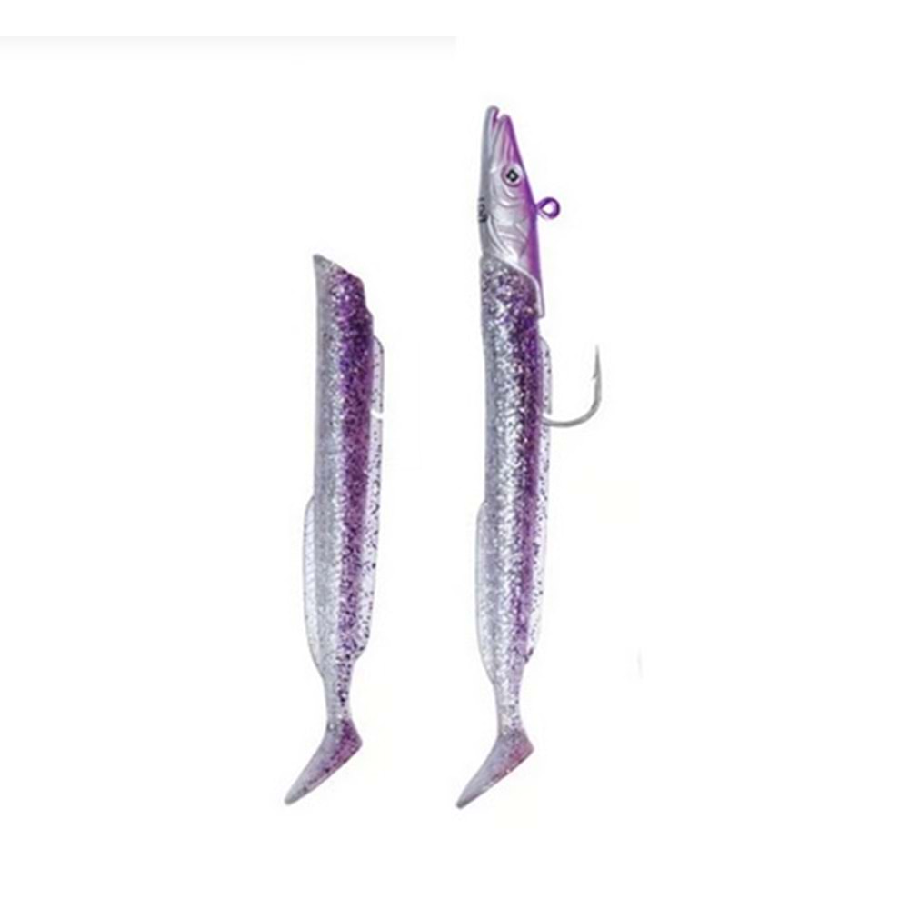 Fujin Salt Eel Purple Space 13cm 22gr x2 Silikon Sahte Balık Yem