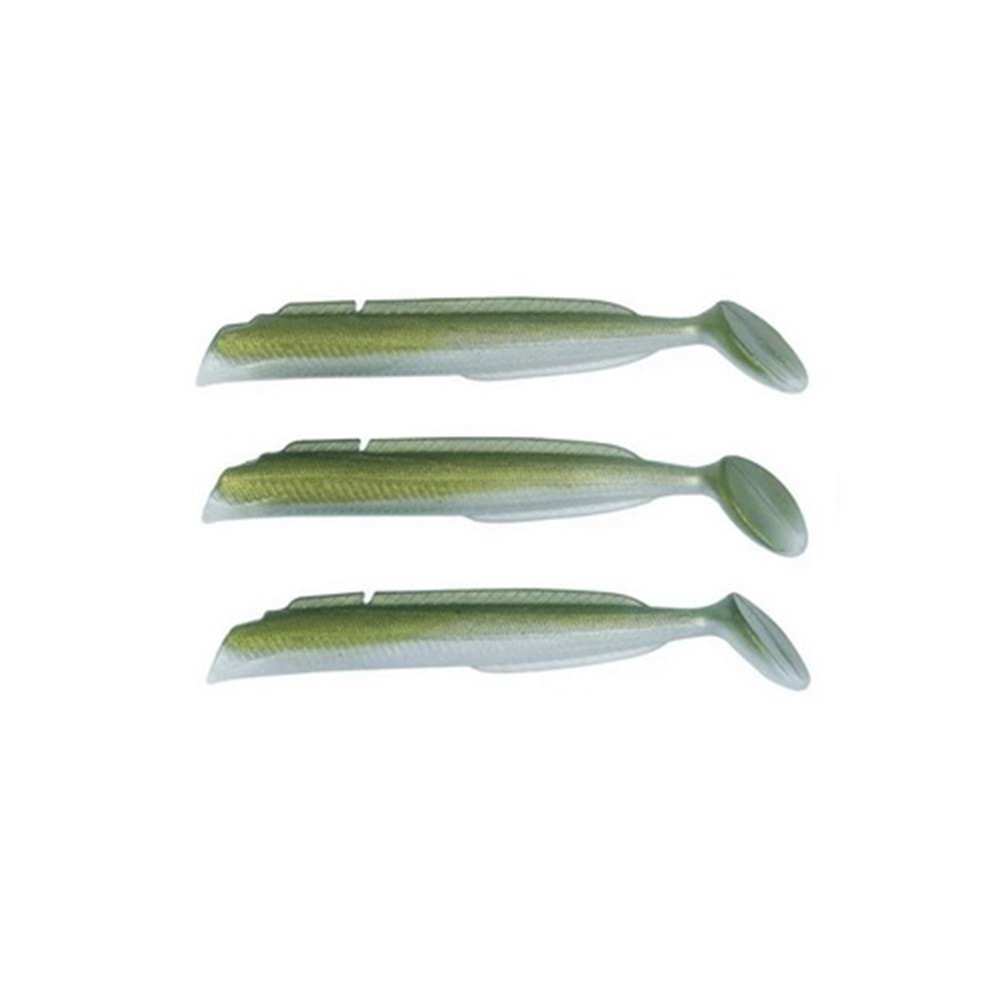 Fujin Salt Nature Eel Body 13cm x3 Silikon Yem Gövde Sahte Balık